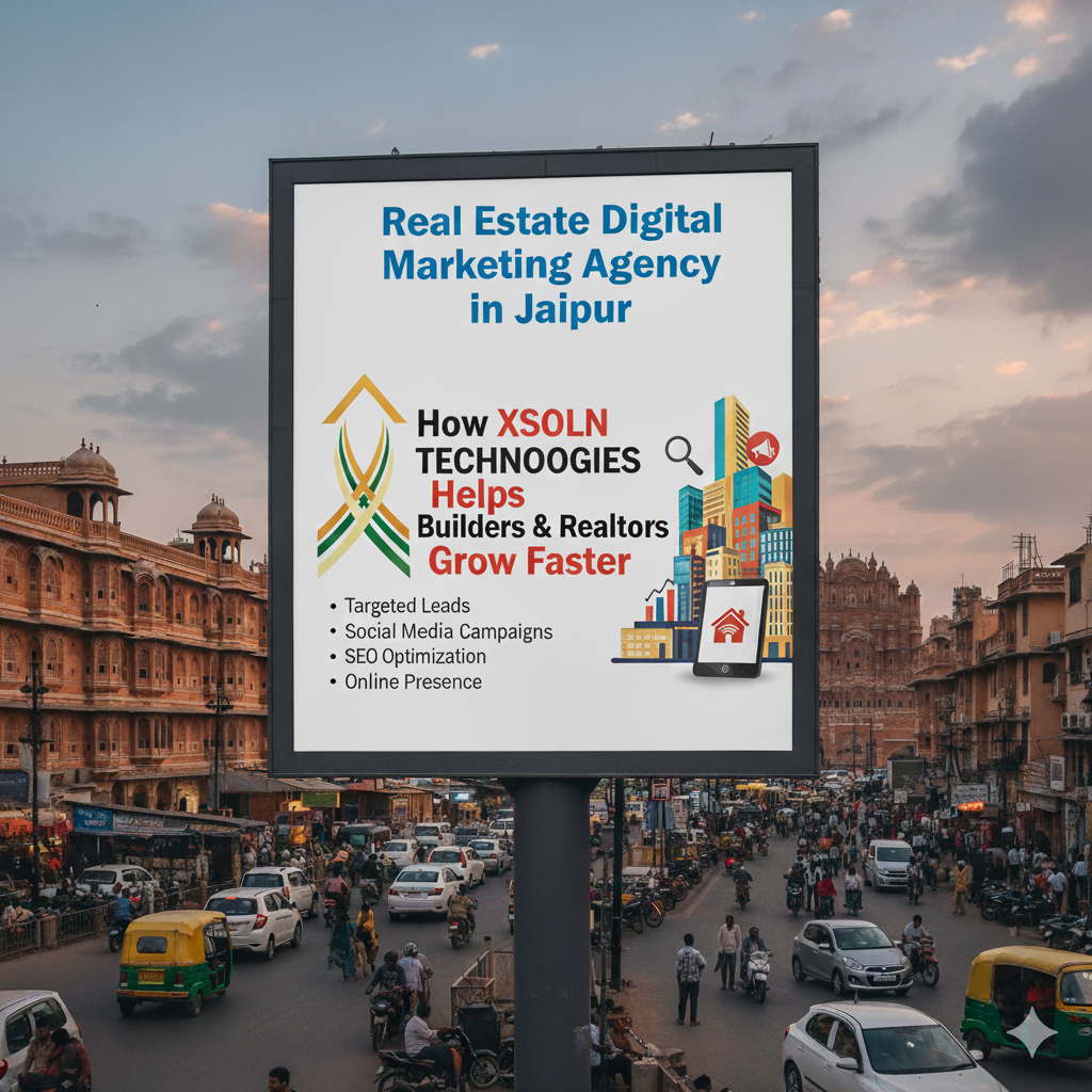 Best Real Estate Digital Marketing Agency in Jaipur | XSOLN TECHNOLOGIES