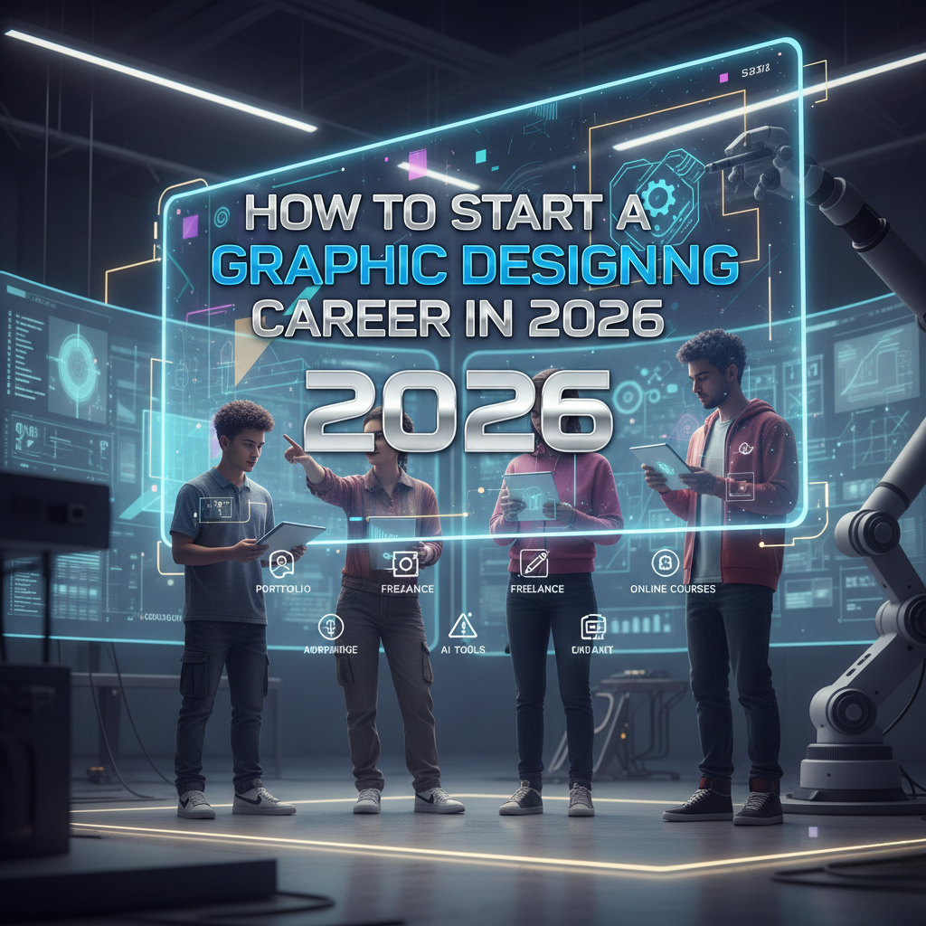 How to Start a Graphic Designing Career in 2026