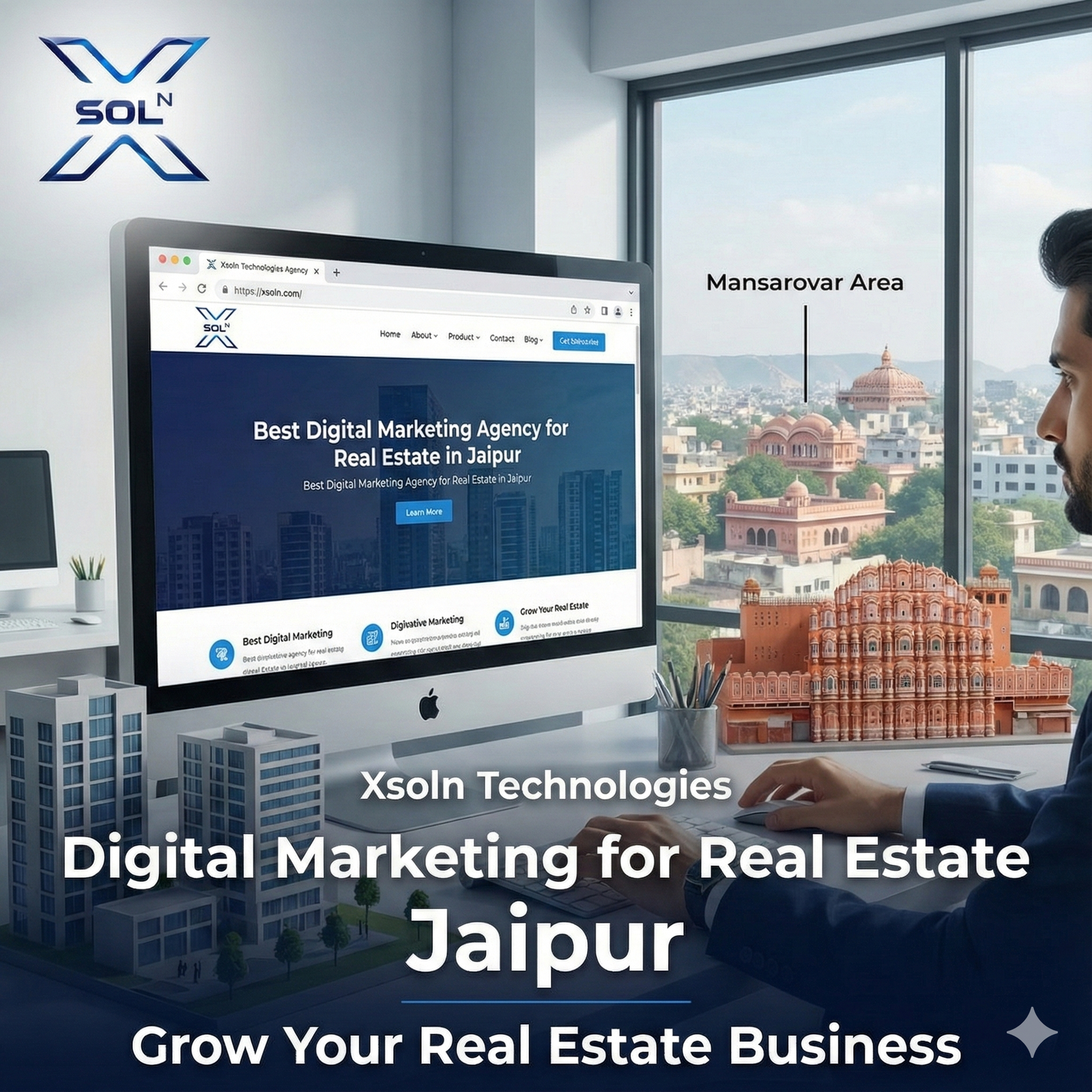 Best Digital Marketing Agency for Real Estate in Jaipur | Xsoln