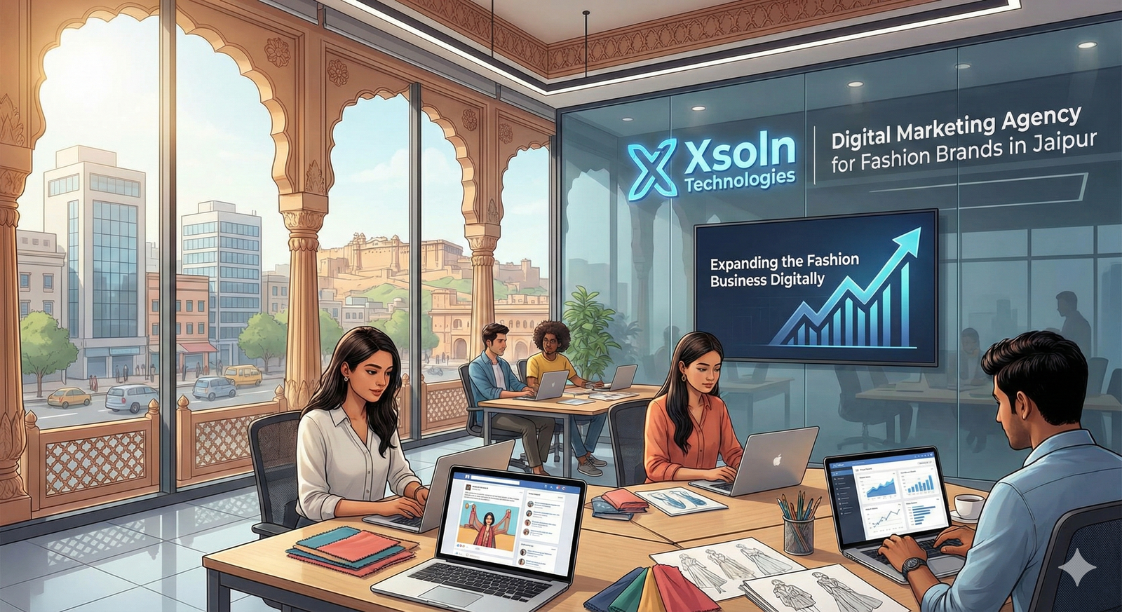 Best Digital Marketing Agency for Clothing Brand in Jaipur – Xsoln Technologies