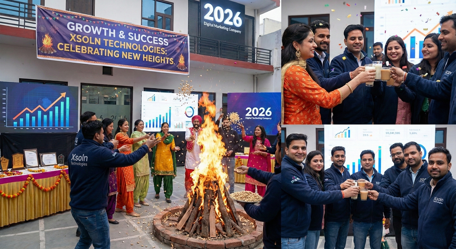 Celebrate Lohri 2026 with Digital Growth & Success – Xsoln Technologies Jaipur