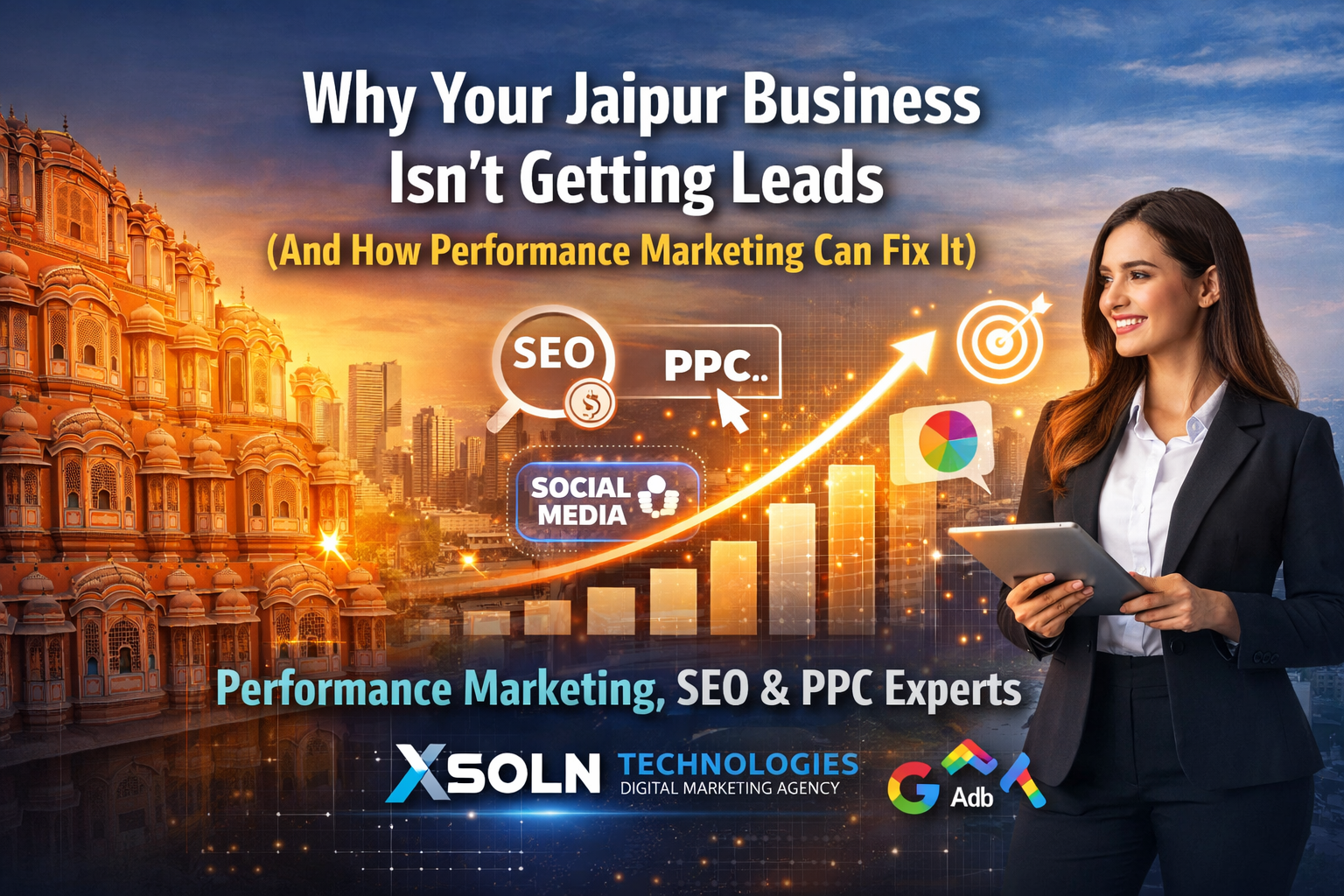 Why Your Jaipur Business Isn’t Getting Leads | Xsoln Performance Marketing