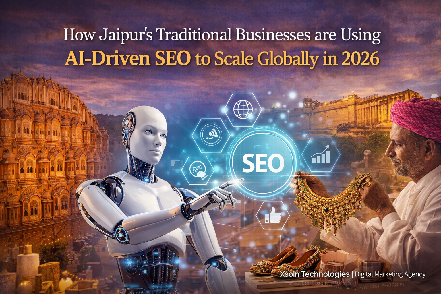 How Jaipur Businesses Are Using AI SEO to Scale Globally | Xsoln Technologies
