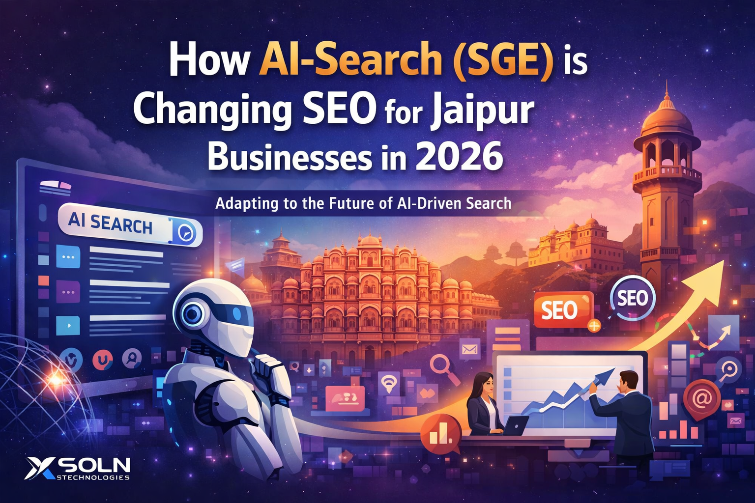 How AI-Search (SGE) is Changing SEO for Jaipur Businesses in 2026 | Xsoln Technologies