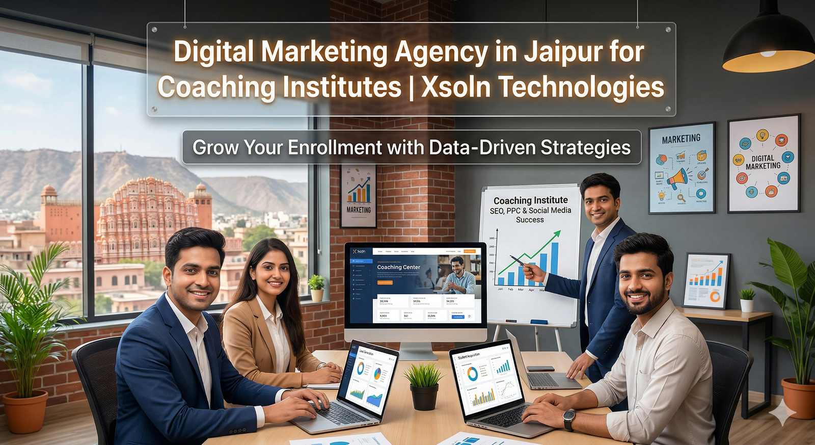 Digital Marketing Agency in Jaipur for Coaching Institutes | Xsoln Technologies