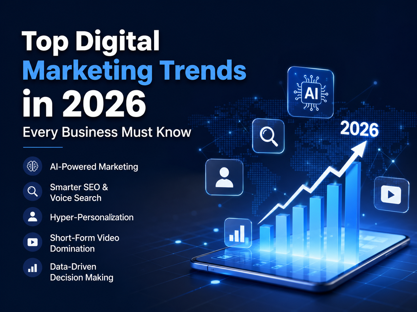 Top Digital Marketing Trends in 2026 Every Business Must Know | Xslon Technology