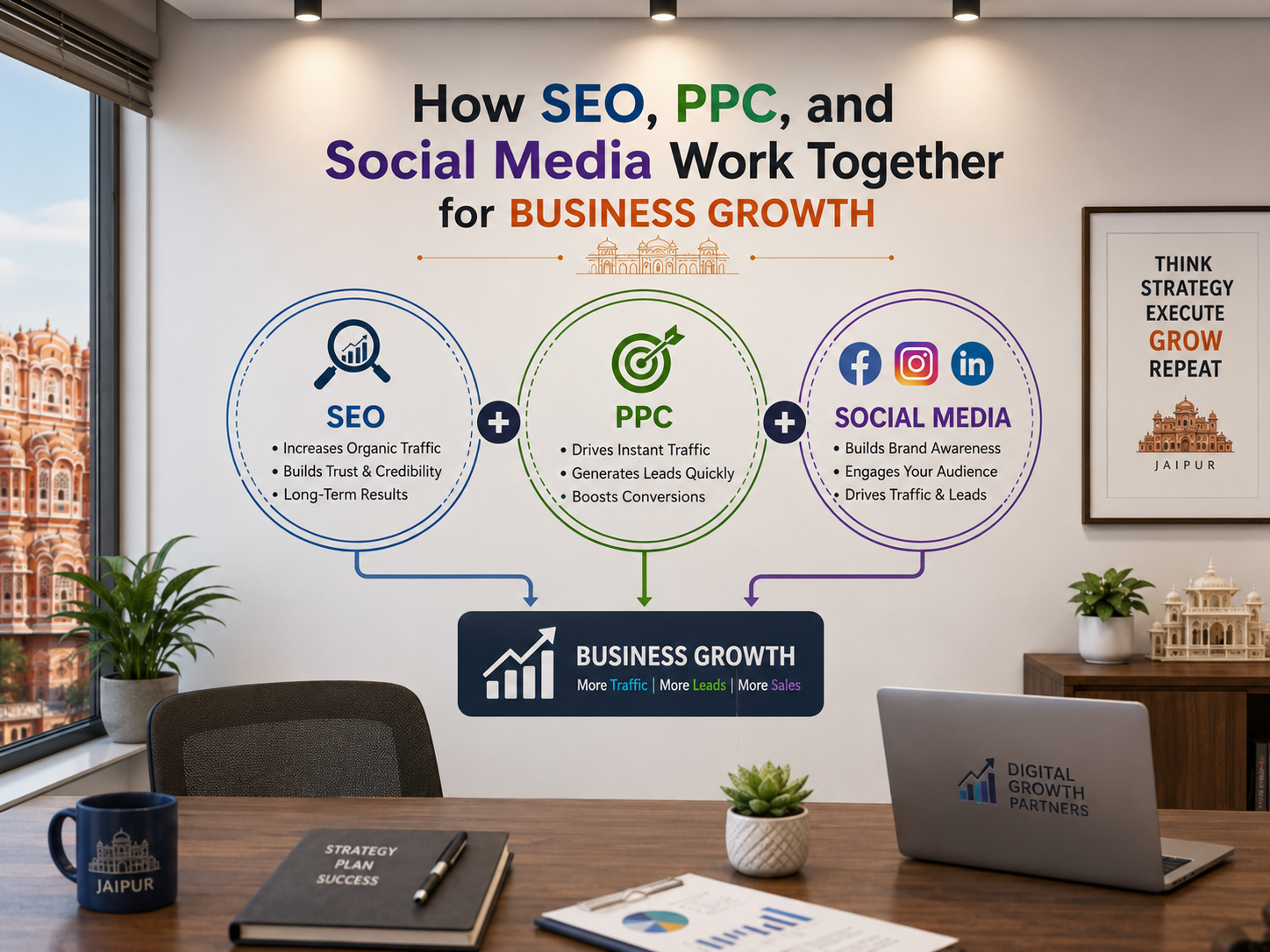 How SEO, PPC, and Social Media Work Together