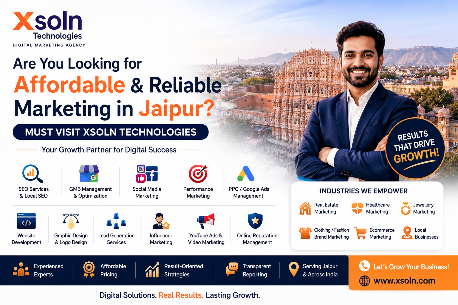 Xsoln Technologies – Affordable & Reliable Marketing Services in Jaipur