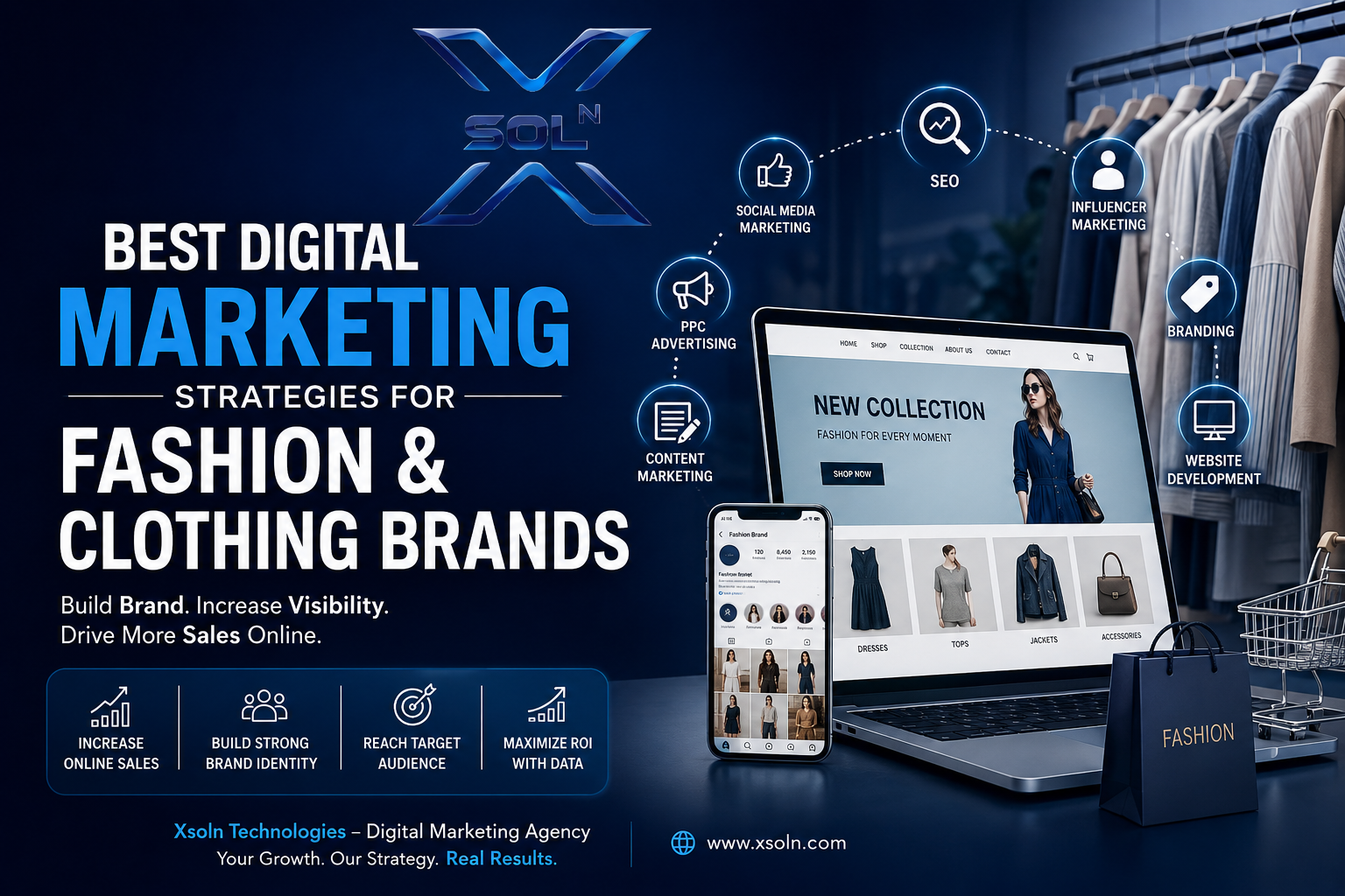 Best Digital Marketing Strategies for Fashion & Clothing Brands | Xsoln Technologies
