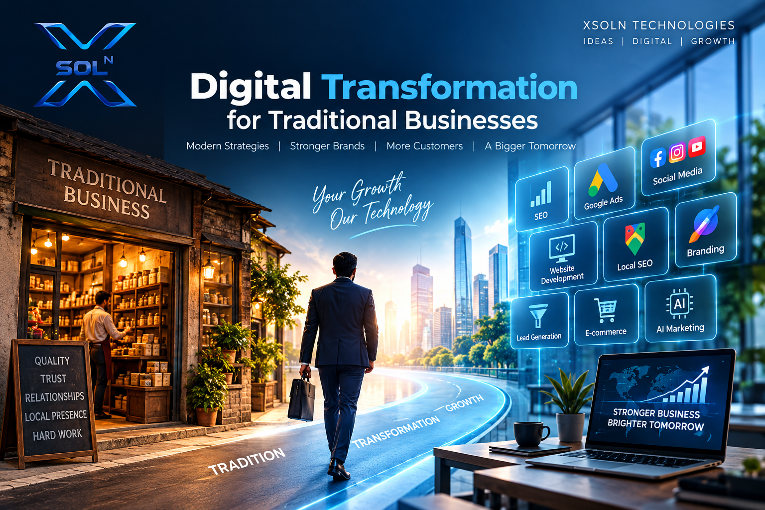 Digital Transformation for Traditional Businesses – Xsoln Technologies